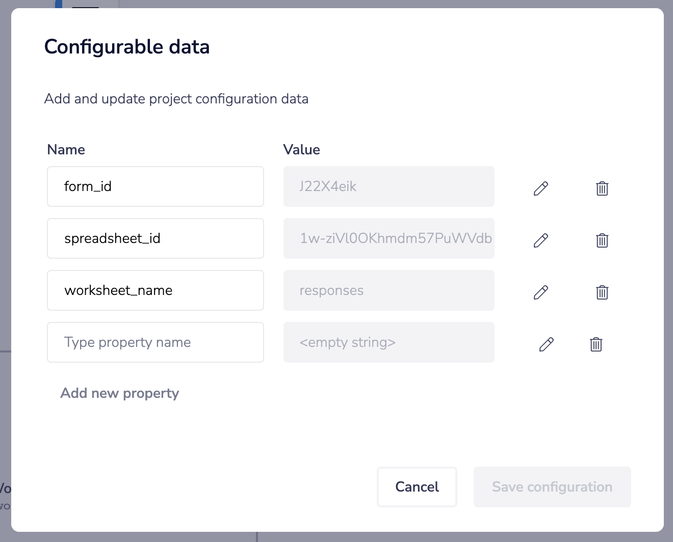 set-project-config