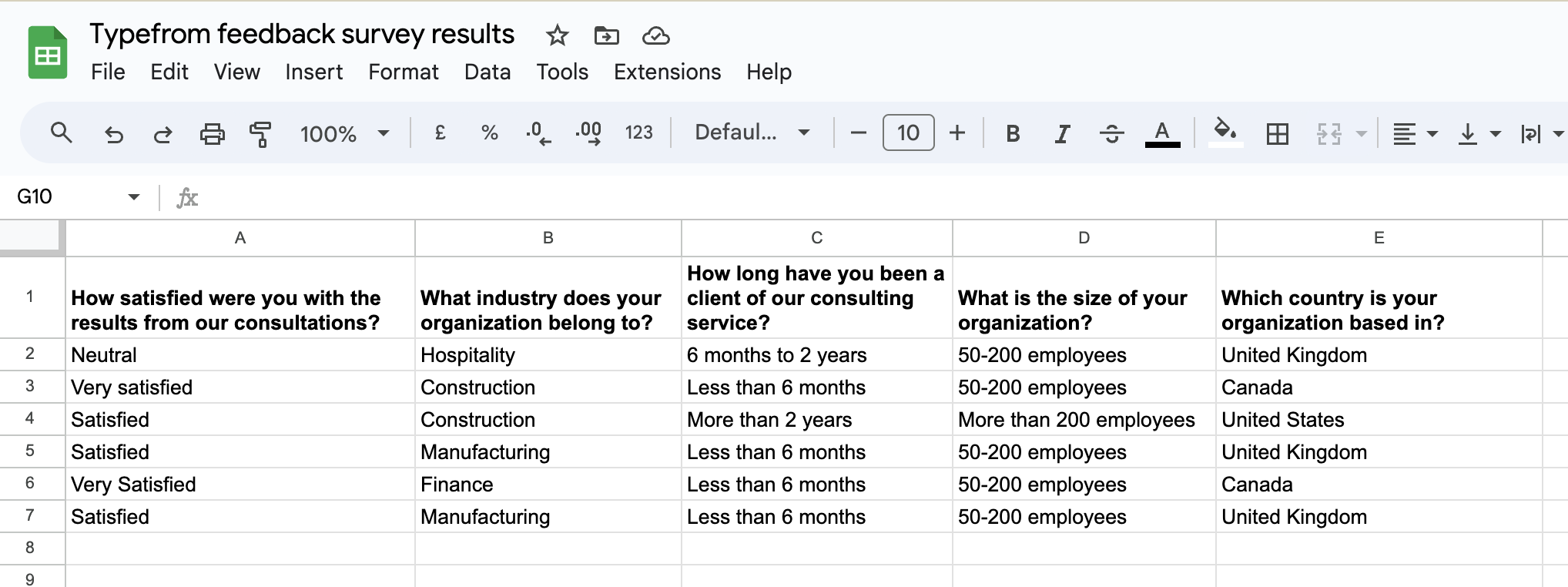 sheets-typeform-survey-responses