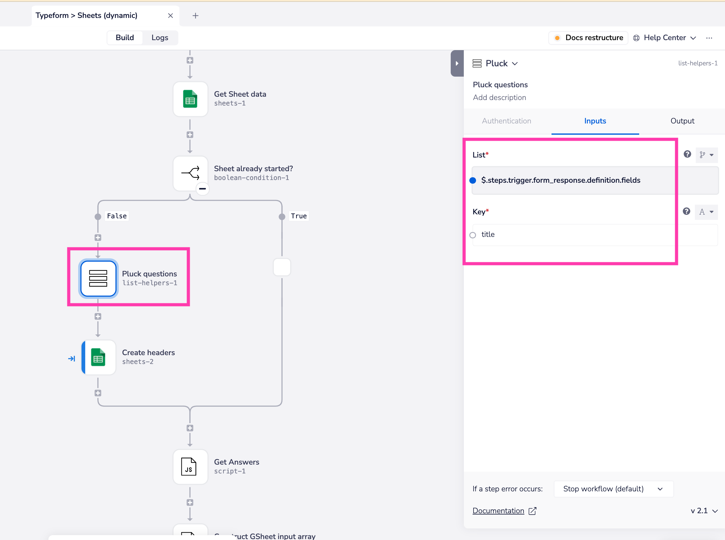 typeform-pluck-questions