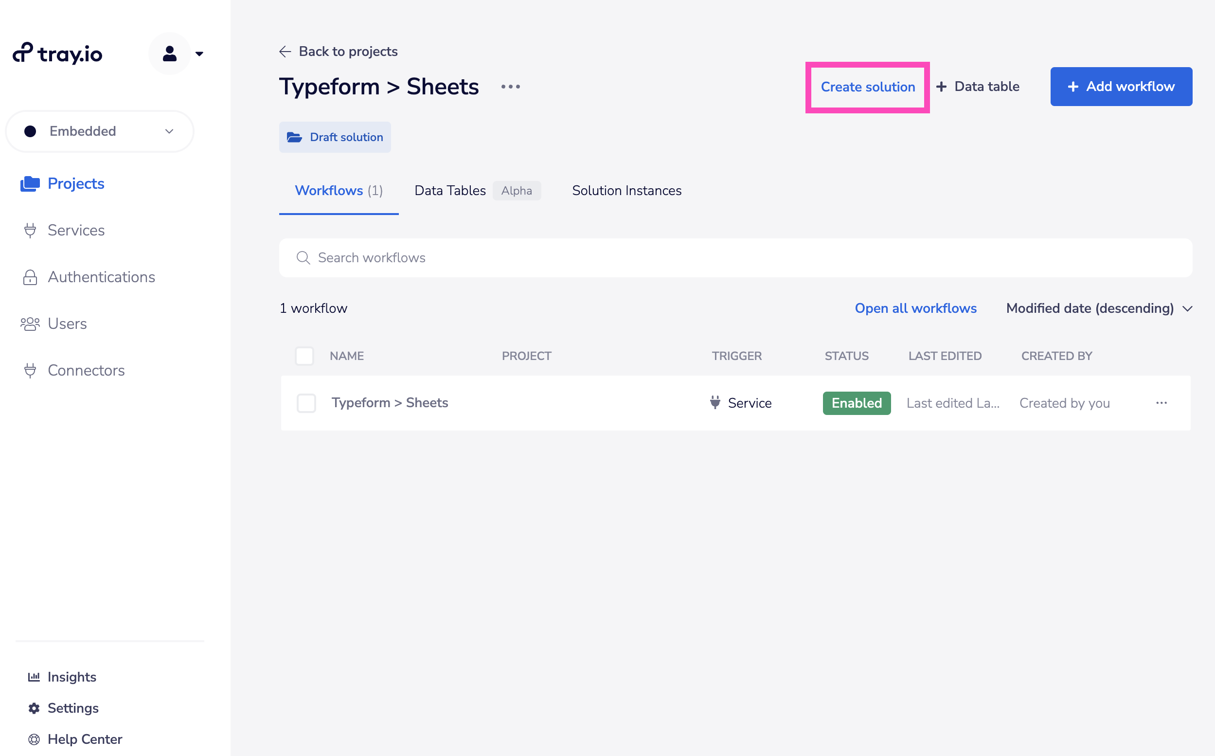 typeform-sheets-create-solution